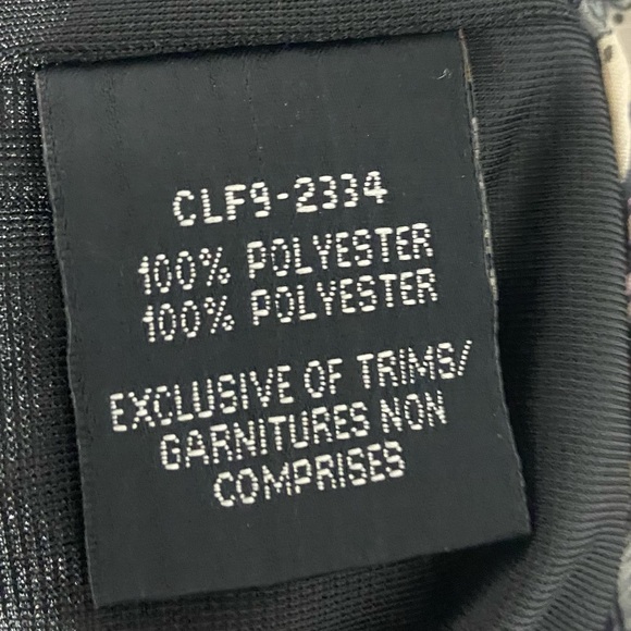 Coupe’ Collection women floral sheer lined long sleeves tunic. Size S. Used. - Picture 6 of 7